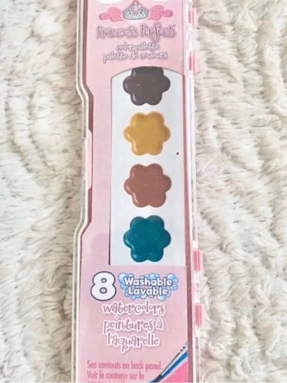 💞 New 8-Color Princess Perfect Washable Watercolor Paint Set